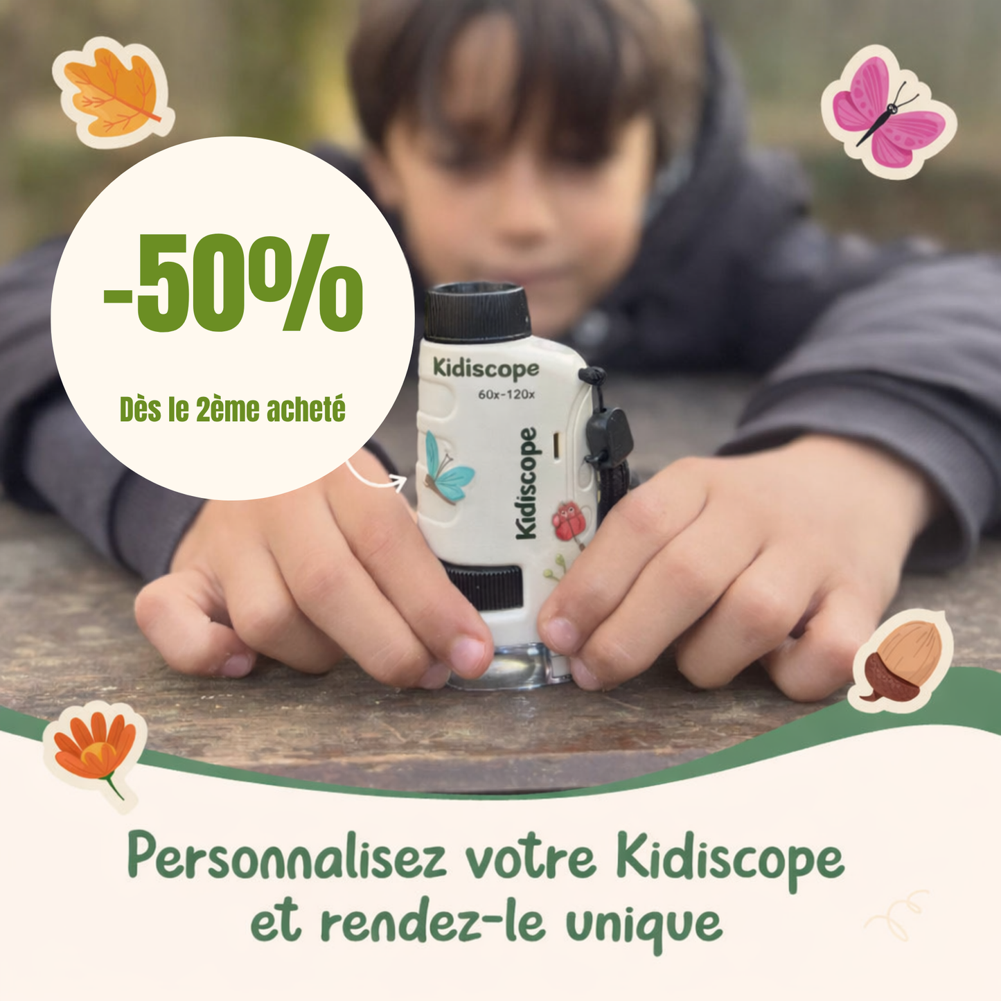 Kidiscope - microscope d'éveil pour enfant curieux