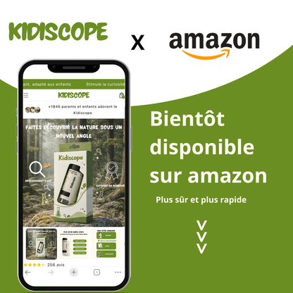 Microscope enfant Kidiscope - observation pratique
