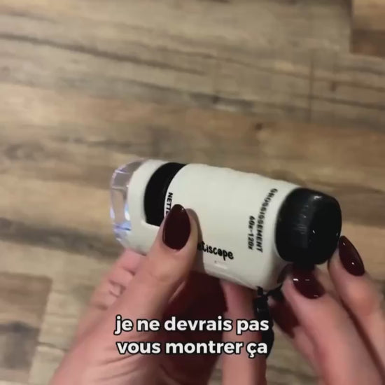 Démonstration vidéo du Kidiscope - microscope pour enfant